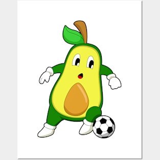 Avocado Soccer Soccer player Posters and Art